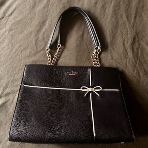 Kate Spade Cherry Street Phoebe Black Leather Tote